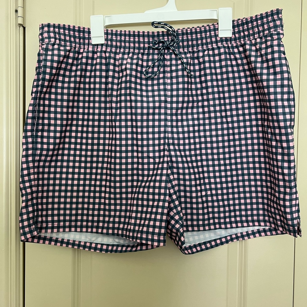 Goodfellow swim trunks.